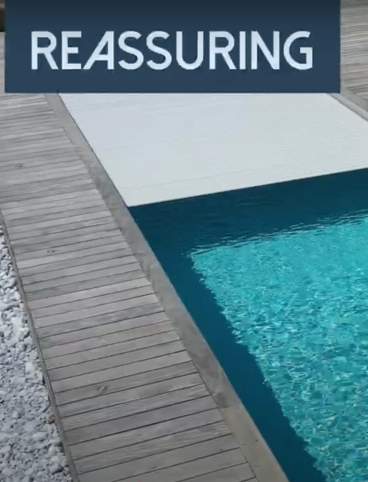 What are the benefits of a pool slatted safety cover?